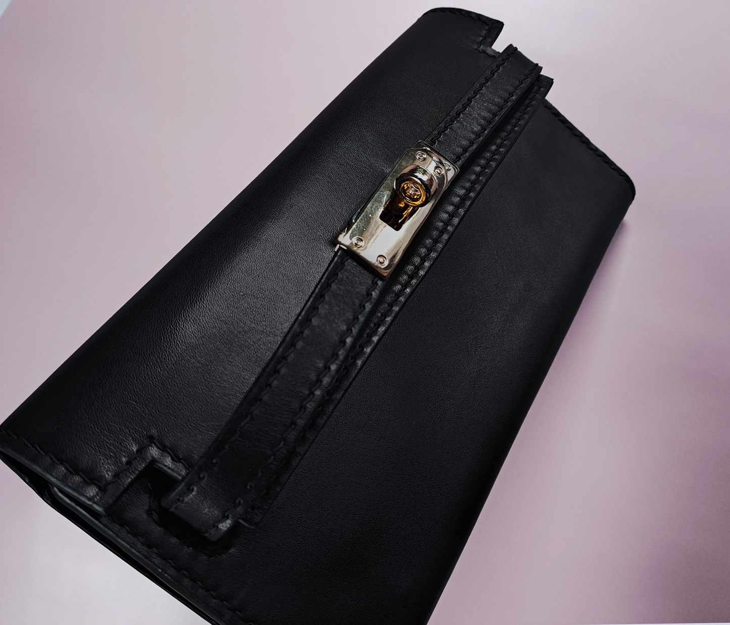 Portofel Negru Piele Vegetala