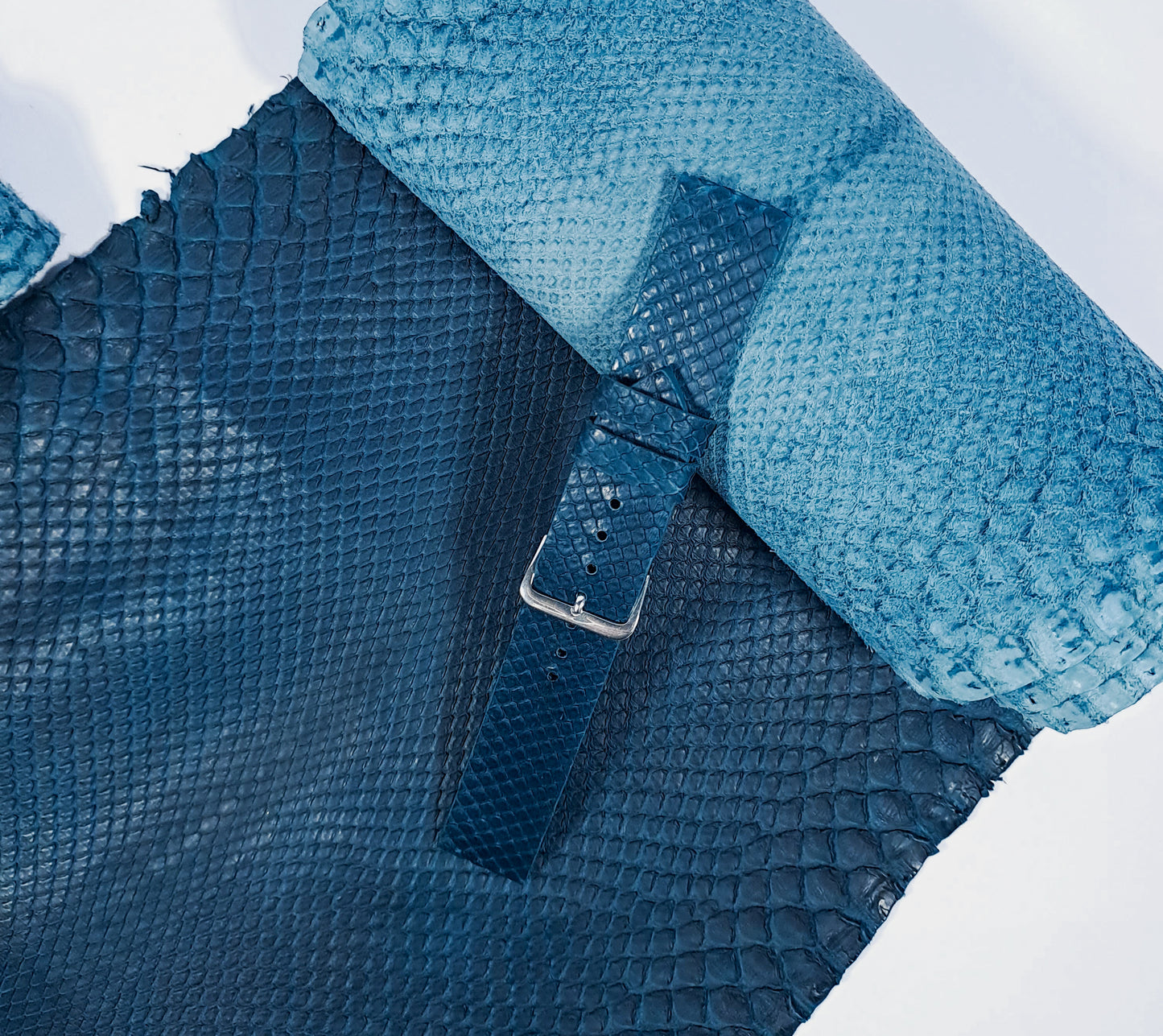 Curea ceas din piele de piton